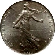 France 1 Franc (Essai) KM# E99 REPUBLIQUE FRANÇAISE ESSAI O. ROTY coin obverse France 1 Franc (Essai) KM# E99 REPUBLIQUE FRANÇAISE ESSAI O. ROTY coin obverse
