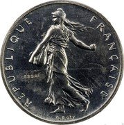 France 1 Franc (O. Roty - Essai Piedfort) KM# PE325 REPUBLIQUE FRANÇAISE O. ROTY ESSAI coin obverse France 1 Franc (O. Roty - Essai Piedfort) KM# PE325 REPUBLIQUE FRANÇAISE O. ROTY ESSAI coin obverse