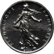 France 1 Franc (O. Roty - Piedfort) KM# Pn734 REPUBLIQUE FRANÇAISE O.ROTY coin obverse France 1 Franc (O. Roty - Piedfort) KM# Pn734 REPUBLIQUE FRANÇAISE O.ROTY coin obverse