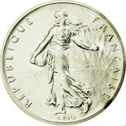 France 1 Franc (O. Roty - Piedfort) KM# P700 REPUBLIQUE FRANÇAISE O.ROTY coin obverse France 1 Franc (O. Roty - Piedfort) KM# P700 REPUBLIQUE FRANÇAISE O.ROTY coin obverse