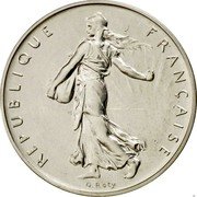 France 1 Franc (O. Roty - Piedfort) KM# P501 REPUBLIQUE FRANÇAISE O. ROTY coin obverse France 1 Franc (O. Roty - Piedfort) KM# P501 REPUBLIQUE FRANÇAISE O. ROTY coin obverse