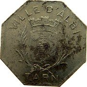 France 10 Centimes Commune of Albi 1920 VILLE D'ALBI TARN coin obverse France 10 Centimes Commune of Albi 1920 VILLE D'ALBI TARN coin obverse