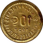 France 10 Centimes (Commune of Sables-d'Olonne)  coin reverse France 10 Centimes (Commune of Sables-d'Olonne)  coin reverse