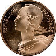 France 10 Centimes Liberty 1972 KM# P445 REPUBLIQUE FRANÇAISE. LAGRIFFOUL coin obverse France 10 Centimes Liberty 1972 KM# P445 REPUBLIQUE FRANÇAISE. LAGRIFFOUL coin obverse