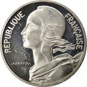 France 10 Centimes (Piedfort) KM# Pn660 REPUBLIQUE FRANÇAISE LAGRIFFOUL coin obverse
