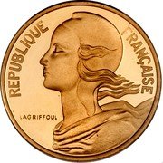 France 10 Centimes Piedfort 1979 KM# P630 REPUBLIQUE FRANÇAISE. LAGRIFFOUL. coin obverse France 10 Centimes Piedfort 1979 KM# P630 REPUBLIQUE FRANÇAISE. LAGRIFFOUL. coin obverse