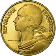 France 10 Centimes (Piedfort) KM# P572 REPUBLIQUE FRANÇAISE LAGRIFFOUL coin obverse France 10 Centimes (Piedfort) KM# P572 REPUBLIQUE FRANÇAISE LAGRIFFOUL coin obverse