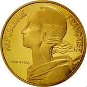 France 10 Centimes (Piedfort) KM# Pn628 REPUBLIQUE FRANÇAISE LAGRIFFOUL coin obverse France 10 Centimes (Piedfort) KM# Pn628 REPUBLIQUE FRANÇAISE LAGRIFFOUL coin obverse