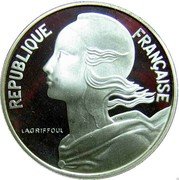 France 10 Centimes (Piedfort) KM# P600 REPUBLIQUE FRANÇAISE LAGRIFFOUL coin obverse