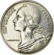 France 10 Centimes (Piedfort) KM# P546 REPUBLIQUE FRANÇAISE LAGRIFFOUL coin obverse