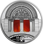 Niue 10 Dollars Romanesque Art 2014 mw Proof NIUE ISLAND 10 2014 DOLLARS ELIZABETH II AG 999 MW coin obverse Niue 10 Dollars Romanesque Art 2014 mw Proof NIUE ISLAND 10 2014 DOLLARS ELIZABETH II AG 999 MW coin obverse