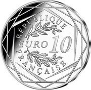 France 10 Euro 200th Anniversary of the Birth of Louis Pasteur 2022  RÉPUBLIQUE FRANÇAISE EURO 10 2022 coin obverse France 10 Euro 200th Anniversary of the Birth of Louis Pasteur 2022  RÉPUBLIQUE FRANÇAISE EURO 10 2022 coin obverse
