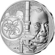 France 10 Euro 200th Anniversary of the Birth of Louis Pasteur 2022  LOUIS PASTEUR 1822 1895 "GUÉRIR PARFOIS, SOULAGER SOUVENT, ÉCOUTER TOUJOURS" 200 ANS 2022 coin reverse France 10 Euro 200th Anniversary of the Birth of Louis Pasteur 2022  LOUIS PASTEUR 1822 1895 "GUÉRIR PARFOIS, SOULAGER SOUVENT, ÉCOUTER TOUJOURS" 200 ANS 2022 coin reverse