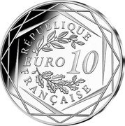 France 10 Euro 400th Anniversary of Birth of Jean de La Fontaine 2021 KM# 2977 RÉPUBLIQUE EURO 10 FRANÇAISE coin obverse France 10 Euro 400th Anniversary of Birth of Jean de La Fontaine 2021 KM# 2977 RÉPUBLIQUE EURO 10 FRANÇAISE coin obverse