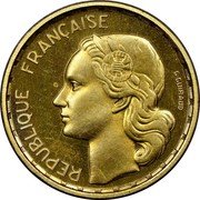 France 10 Francs (Essai Piedfort) KM# PE320 G. GUIRAUD REPUBLIQUE FRANÇAISE coin reverse France 10 Francs (Essai Piedfort) KM# PE320 G. GUIRAUD REPUBLIQUE FRANÇAISE coin reverse