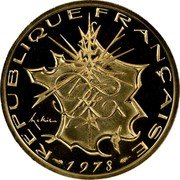 France 10 Francs KM# P618 Modern Republic Decimal Coinage REPUBLIQUE FRANÇAISE RF MATHIEU 1978 coin obverse