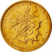 France 10 Francs France Map 1975 KM# P533 REPUBLIQUE FRANÇAISE RF MATHIEU 1975 coin obverse France 10 Francs France Map 1975 KM# P533 REPUBLIQUE FRANÇAISE RF MATHIEU 1975 coin obverse