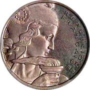 France 100 Francs Essai by Cochet 1950 CƦ REPUBLIQUE FRANÇAISE coin obverse