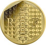 France 1000 Euro (The Napoleon III) 1000 € R F coin obverse France 1000 Euro (The Napoleon III) 1000 € R F coin obverse
