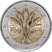 France 2 Euro Tree 2022  KM# 3065 LIBERTÉ ÉGALITÉ FRATERNITÉ 2022 RF J. JIMENEZ coin obverse France 2 Euro Tree 2022  KM# 3065 LIBERTÉ ÉGALITÉ FRATERNITÉ 2022 RF J. JIMENEZ coin obverse