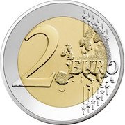 France 2 Euro Jacques Chirac 2022  Proof KM# 3066 2 EURO LL coin reverse France 2 Euro Jacques Chirac 2022  Proof KM# 3066 2 EURO LL coin reverse