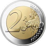 France 2 Euro Olympic Games in Paris 2023  Proof KM# 3130 2 EURO LL coin reverse