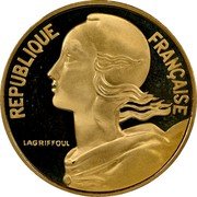 France 20 Centimes KM# P496 Modern Republic Decimal Coinage REPUBLIQUE FRANÇAISE LAGRIFFOUL coin obverse France 20 Centimes KM# P496 Modern Republic Decimal Coinage REPUBLIQUE FRANÇAISE LAGRIFFOUL coin obverse