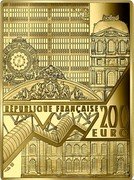 France 200 Euro The Waterlily Pond. Green Harmony by Claude Monet 2022  Proof RÉPUBLIQUE FRANÇAISE 200 EURO coin obverse