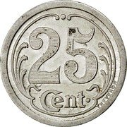 France 25 Centimes Commune of Ham 1922  25 CENT. THEVENON coin reverse France 25 Centimes Commune of Ham 1922  25 CENT. THEVENON coin reverse