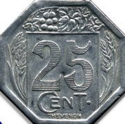 France 25 Centimes (Commune of Royan-sur-Ocean) 25 CENT THEVENON coin reverse France 25 Centimes (Commune of Royan-sur-Ocean) 25 CENT THEVENON coin reverse