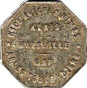 France 25 Centimes (Region Provence) ALAIS MARSEILLE GAP NICE AVIGNON NIMES ARLES TOULON DIGNE coin obverse