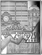 France 250 Euro (Girl With A Pearl Earring by Johannes Vermeer) KM# 3041 RÉPUBLIQUE FRANÇAISE 250 EURO coin obverse