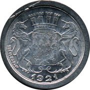 France 5 Centimes (Commune of Amiens) 1922 coin obverse France 5 Centimes (Commune of Amiens) 1922 coin obverse