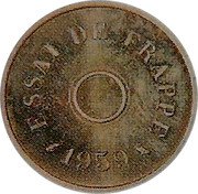 France 5 Centimes (Essai) ESSAI DE FRAPPE 1959 coin reverse