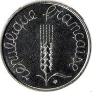 France 5 Centimes (Essai Piedfort) KM# PE334 RÉPUBLIQUE FRANÇAISE coin reverse