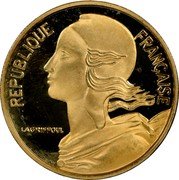 France 5 Centimes KM# P571 Modern Republic Decimal Coinage REPUBLIQUE FRANÇAISE LAGRIFFOUL coin obverse France 5 Centimes KM# P571 Modern Republic Decimal Coinage REPUBLIQUE FRANÇAISE LAGRIFFOUL coin obverse