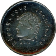France 5 Centimes Hybrid Project. Large Module ND (1964)  REPUBLIQUE FRANÇAISE R.JOLY coin obverse France 5 Centimes Hybrid Project. Large Module ND (1964)  REPUBLIQUE FRANÇAISE R.JOLY coin obverse