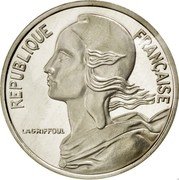 France 5 Centimes (Piedfort) KM# P687 REPUBLIQUE FRANÇAISE LAGRIFFOUL coin obverse France 5 Centimes (Piedfort) KM# P687 REPUBLIQUE FRANÇAISE LAGRIFFOUL coin obverse