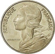 France 5 Centimes (Piedfort) KM# P570 REPUBLIQUE FRANÇAISE LAGRIFFOUL coin obverse France 5 Centimes (Piedfort) KM# P570 REPUBLIQUE FRANÇAISE LAGRIFFOUL coin obverse