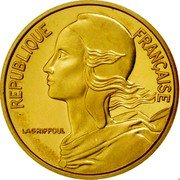 France 5 Centimes (Piedfort) KM# P415 REPUBLIQUE FRANÇAISE LAGRIFFOUL coin obverse France 5 Centimes (Piedfort) KM# P415 REPUBLIQUE FRANÇAISE LAGRIFFOUL coin obverse