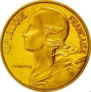 France 5 Centimes (Piedfort) KM# P358 LIBERTE EGALITE FRATERNITE 5 CENTIMES 1966 A. DIEUDONNE coin reverse France 5 Centimes (Piedfort) KM# P358 LIBERTE EGALITE FRATERNITE 5 CENTIMES 1966 A. DIEUDONNE coin reverse
