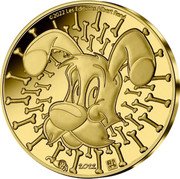 France 5 Euro Dogmatix 2022  Proof KM# 3068 © 2022 LES ÉDITIONS ALBERT RENÉ 2022 coin reverse