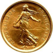 France 5 Francs Piedfort 1971 KM# P432 REPUBLIQUE FRANÇAISE O. ROTY coin obverse France 5 Francs Piedfort 1971 KM# P432 REPUBLIQUE FRANÇAISE O. ROTY coin obverse