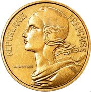 France 50 Centimes (Essai Piedfort) KM# PE340 REPUBLIQUE FRANÇAISE LAGRIFFOUL coin obverse France 50 Centimes (Essai Piedfort) KM# PE340 REPUBLIQUE FRANÇAISE LAGRIFFOUL coin obverse