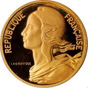 France 50 Centimes (Piedfort) KM# P352 REPUBLIQUE FRANÇAISE LAGRIFFOUL coin obverse France 50 Centimes (Piedfort) KM# P352 REPUBLIQUE FRANÇAISE LAGRIFFOUL coin obverse