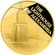 Niue 50 Dollars (The Lighthouse of Alexandria) THE LIGHTHOUSE OF ALEXANDRIA coin reverse