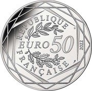 France 50 Euro (Asterix. Friendship) RÉPUBLIQUE FRANÇAISE EURO 50 2022 coin obverse France 50 Euro (Asterix. Friendship) RÉPUBLIQUE FRANÇAISE EURO 50 2022 coin obverse