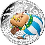 France 50 Euro (Asterix. Friendship) AMITIÉ ©2022 LES ÉDITIONS ALBERT RENÉ SMACK ! coin reverse France 50 Euro (Asterix. Friendship) AMITIÉ ©2022 LES ÉDITIONS ALBERT RENÉ SMACK ! coin reverse