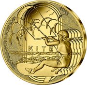 France 50 Euro (Olympic Games in Paris. Kite) XXXIIIE OLYMPIADE - PARIS 2024 2022 KITE coin reverse France 50 Euro (Olympic Games in Paris. Kite) XXXIIIE OLYMPIADE - PARIS 2024 2022 KITE coin reverse