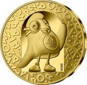France 50 Euro (Olympic Games in Paris. Mascot) PARIS 2024 2022 coin reverse France 50 Euro (Olympic Games in Paris. Mascot) PARIS 2024 2022 coin reverse